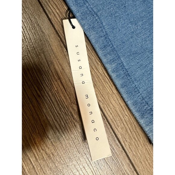 Susana Monaco stretch denim micro tube NWT XS - Picture 6 of 8